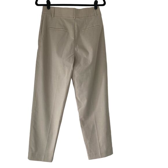 H&M Tapered Leg Slacks Light Beige Size 6 - Picture 6 of 6